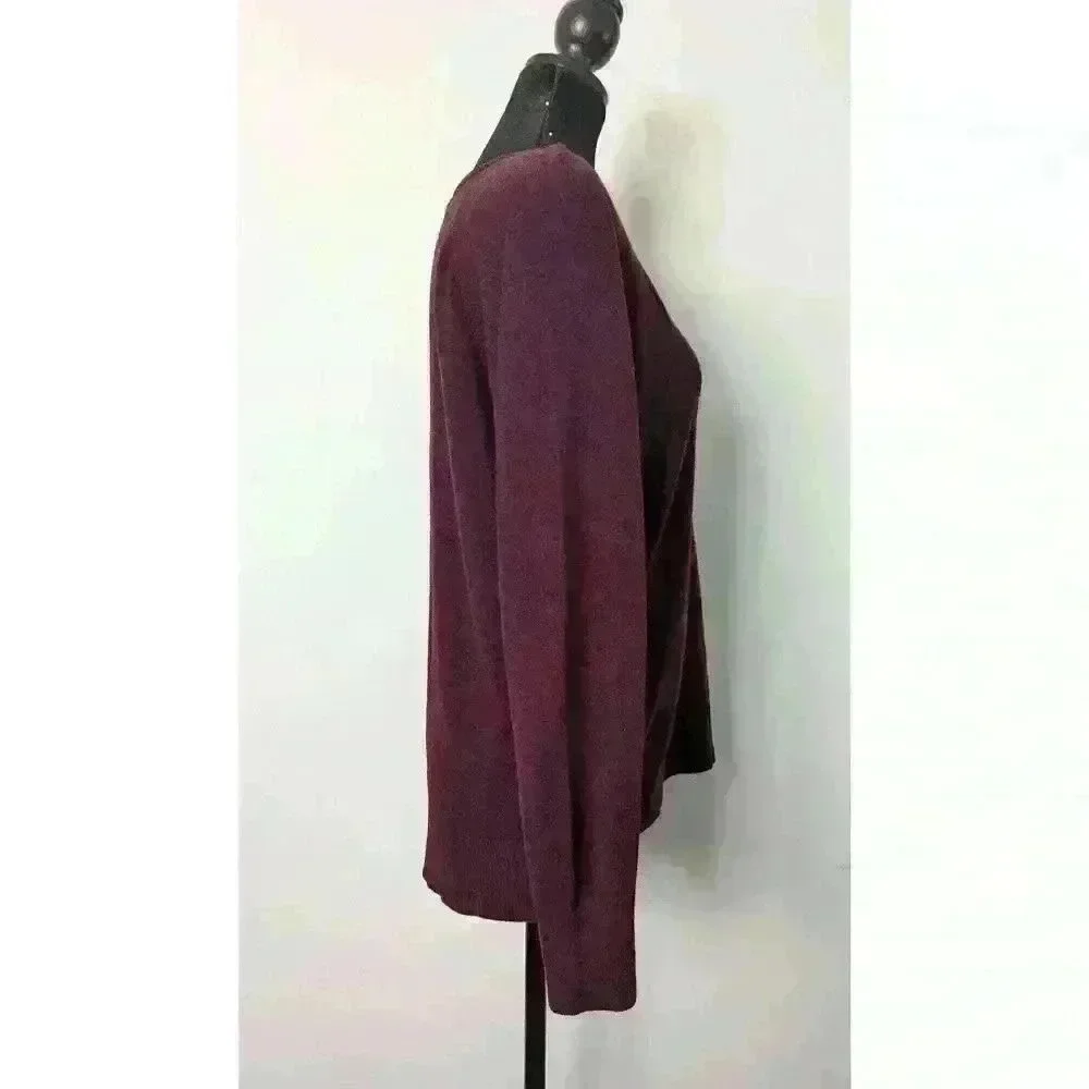 Purple Knit Sweater Sweet Romeo